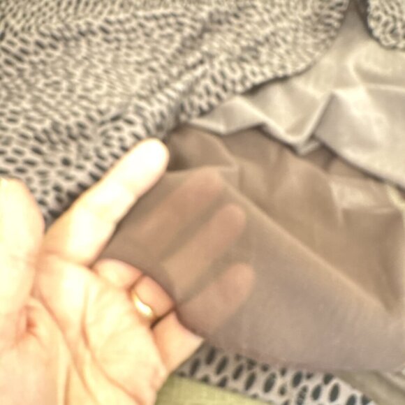 Garnet Hill Women's S Sleeveless Tank Dress Brown Animal Slouchy Pockets EUC - Picture 8 of 12